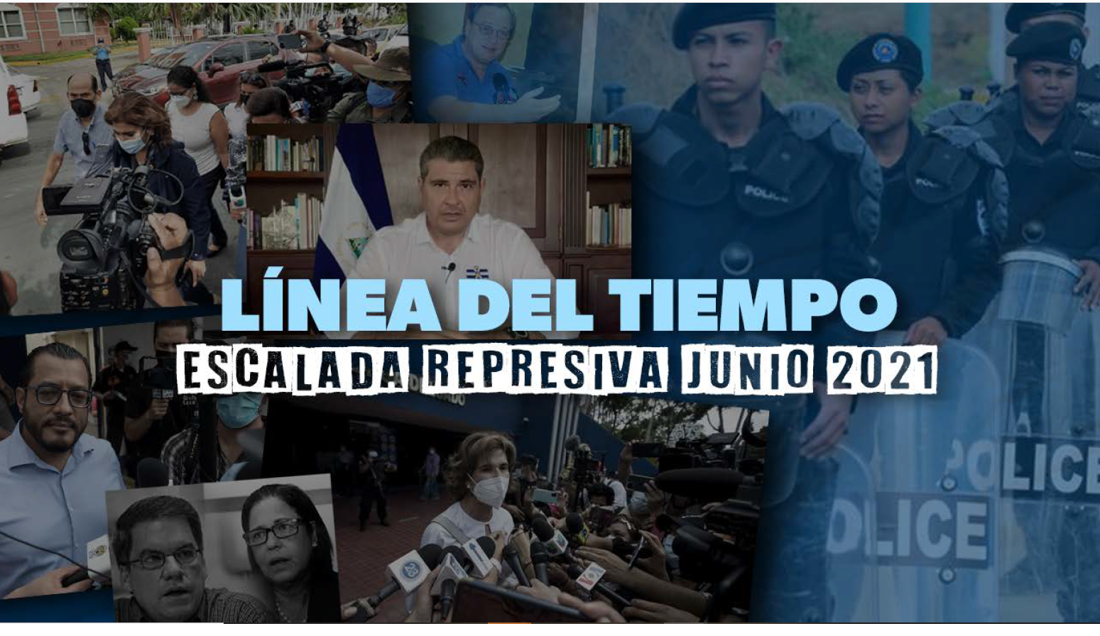 Escala represiva del Gobierno de Daniel Ortega - Junio 2021